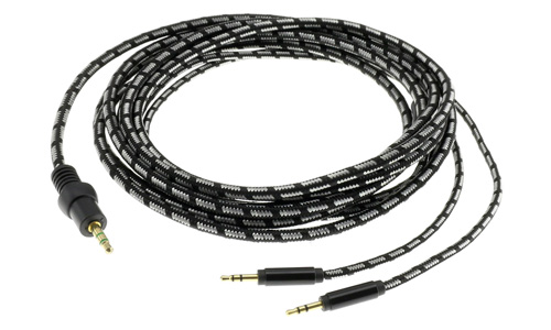 Hifiman Câble Hybride OFC Jack 3.5mm vers Jack 2.5mm pour Casque Hifiman Série HE 3m