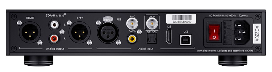 Singxer SDA-6 DAC Symétrique AK4499 AK4118 FPGA XMOS I2S LVDS 32bit 384kHz DSD512