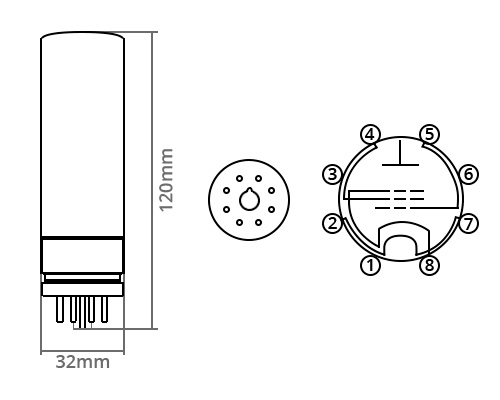 PSVANE EL34-PH Tubes HiFi (Set x4 Appairés)