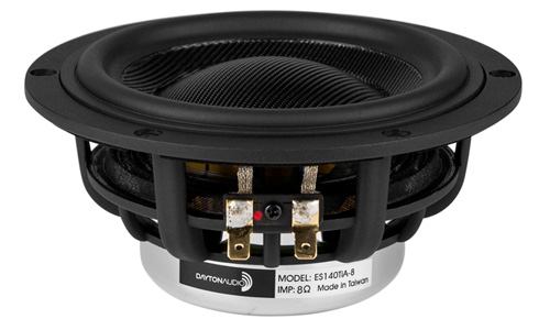 Dayton Audio ES140TiA-8 Haut-Parleur de Grave 100W 8 Ohm 84dB 45Hz - 4100Hz Ø14cm