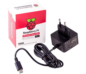 RASPBERRY PI Adaptateur Secteur Alimentation 200-240V AC vers 5V / 5A USB-C