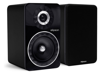 Elipson Prestige Facet 6B Enceintes Bibliothèques 2 Voies 90dB 57Hz - 25kHz Noir (La paire)