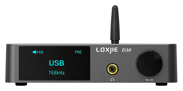 Loxjie D30 DAC Amplificateur Casque AK4493EQ XMOS 32bit 768kHz DSD512