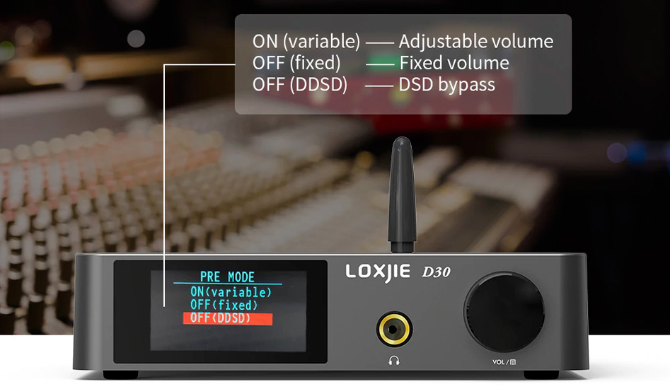 Loxjie D30 DAC Amplificateur Casque AK4493EQ XMOS 32bit 768kHz DSD512