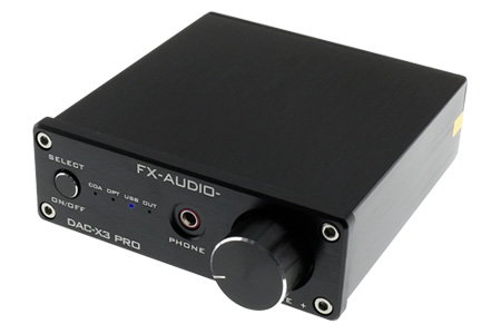 FX-Audio DAC-X3PRO DAC Amplificateur Casque ES9023 24bit 192kHz