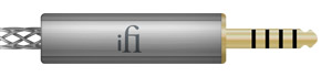 iFi Audio Câble Jack 4.4mm Cuivre OFHC Argent Blindé 2.08mm² 30cm