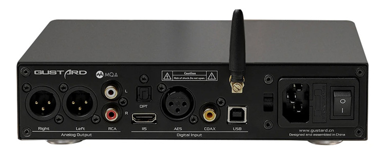 Gustard DAC-X16 DAC Symétrique 2x ES9068AS Accusilicon XMOS MQA Bluetooth 5.0 32bit 768kHz DSD512