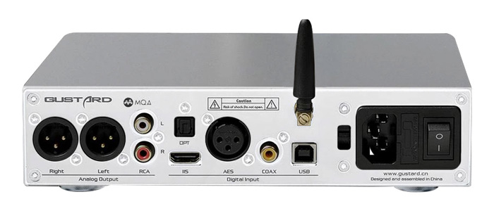 Gustard DAC-X16 DAC Symétrique 2x ES9068AS Accusilicon XMOS MQA Bluetooth 5.0 32bit 768kHz DSD512