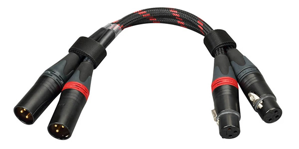 Topping TCX1 Câbles de Modulation XLR 25cm (La paire)