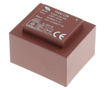 Transformateur pour circuits imprimés 15V 0.33A 5VA