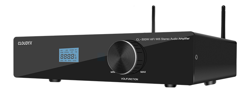 CloudyX CL-300W A98 Amplificateur WiFi DLNA AirPlay2 Bluetooth 5.0 2x275W 4 Ohm