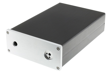 Bo&icirc;tier DIY Amplificateur Aluminium 260 x 170 x 70mm Noir / Argent