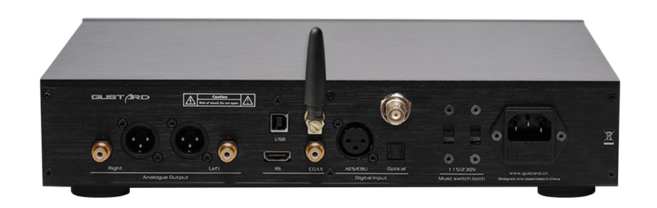 Gustard X26Pro DAC Symétrique 2x ES9038Pro XMOS Bluetooth 5.0 MQA 32Bit 768kHz DSD512 Argent