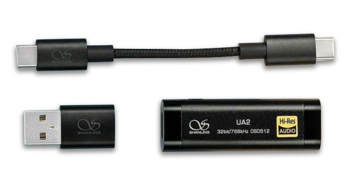 Adaptateur DAC ES9280C PRO USB-C vers Jack 3.5mm Hi-Res 32bit 384kHz DSD256  - Audiophonics