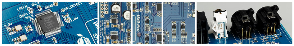 Topping D30 Pro DAC Symétrique 4x CS43198 32bit 384kHz DSD256 Noir