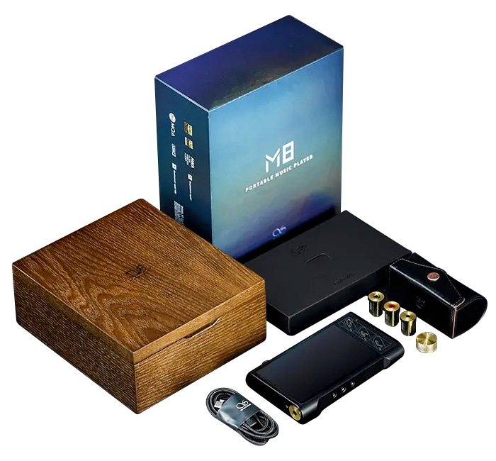 Shanling M8 Baladeur Numérique DAP 2x AK4499EQ XMOS Bluetooth 5.0 WiFi 32bit 768kHz DSD512