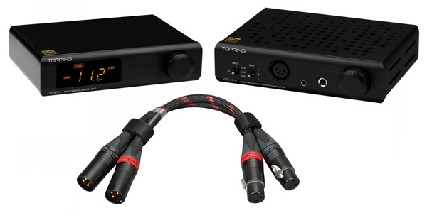 Pack Topping D30 Pro DAC CS43198 + A30 Pro Amplificateur Casque NFCA + TCX1 Câble XLR