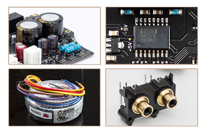 SMSL A1 Amplificateur Class A MOSFET PGA2311 2x 15W 4 Ohm