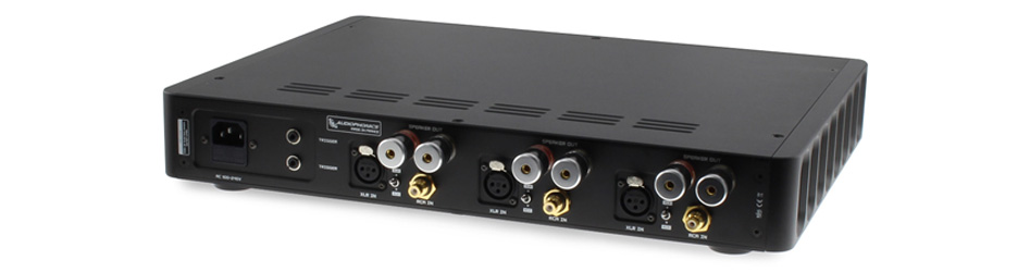 Audiophonics HPA-T400ET: Rear panel and connectors view