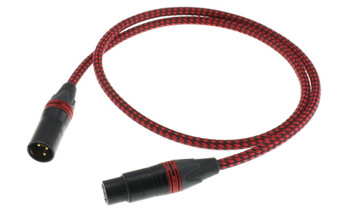 Câble de modulation XLR femelle - XLR mâle plaqué Or Canare L-4E6S Rouge