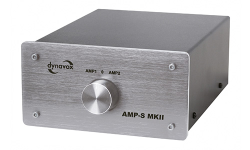 Dynavox AMP-S MKII Commutateur Sélecteur Audio pour Enceintes / Amplificateurs Argent