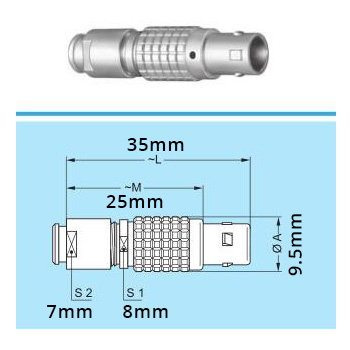 FGG Connecteur 2 Pins pour Casque Focal Utopia