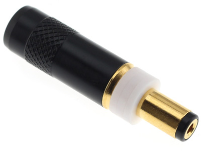 Elecaudio DCT-2.5G Jack DC 5.5 / 2.5mm Connector Tellurium Copper Gold Plated 3µ
