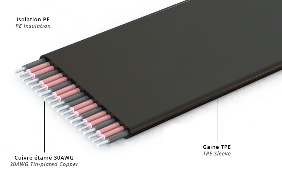 ADT-LINK Micro SD mâle vers Micro SD femelle Blindé 15cm