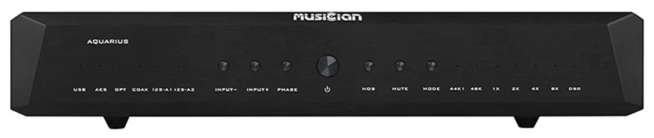 Musician Aquarius DAC R2R Symétrique NOS I2S 32bit 1536kHz DSD1024 Noir