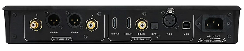 Musician Aquarius DAC R2R Symétrique NOS I2S 32bit 1536kHz DSD1024 Noir