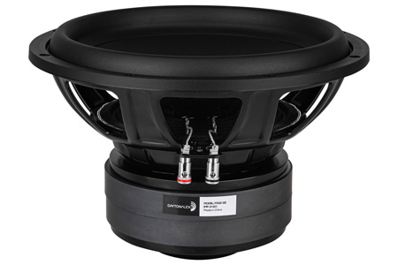 Woofer WEB W-124 30cm (12") 125W RMS 4 Ohms - Haut-parleur Basse Pour Voiture, Cône Cellulose Jaune