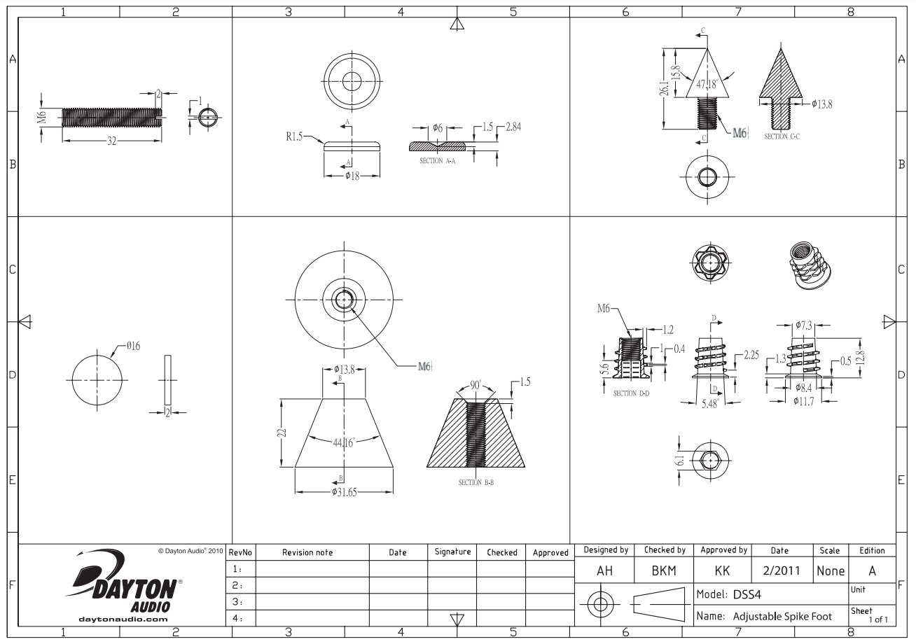 dayton audio dss2-bk cotations