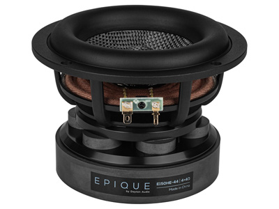 Dayton Audio Epique E150HE-44 Haut-Parleur Subwoofer DVC MMAG Fibre de Carbone 200W 8 ohm 83dB 30Hz-4000Hz Ø14cm