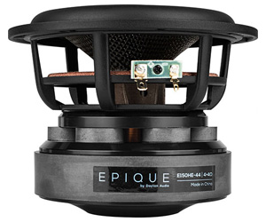 Dayton Audio Epique E150HE-44 Haut-Parleur Subwoofer DVC MMAG Fibre de Carbone 200W 8 ohm 83dB 30Hz-4000Hz Ø14cm