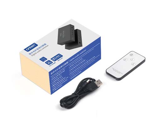 Switch SPDIF Actif Optique Toslink 3 vers 1