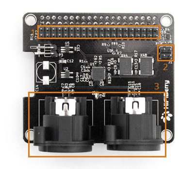 HiFiBerry DAC2 Pro XLR Module DAC XLR pour Raspberry Pi Burr Brown 24bit 192kHz