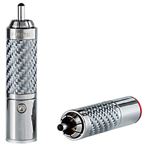 Furutech CF-102 NCF Connecteurs RCA Cuivre OCC Plaqué Rhodium Ø11mm (La paire)