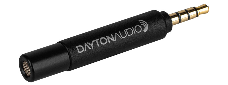 Dayton Audio iMM-6S Microphone de mesure pour smartphones et tablettes