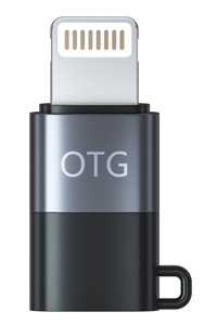 Hidizs LT03 Adaptateur Lightning Mâle vers USB-C Femelle Plaqué Or
