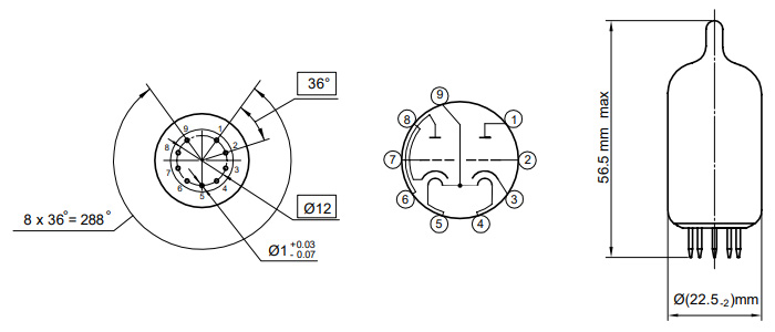 Tung-Sol 12AX7 Tubes Triodes (Paire Appairée)