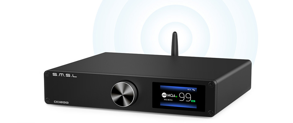 SMSL DO200 DAC ES9068AS XMOS Bluetooth 5.0 32bit 768kHz DSD512 MQA