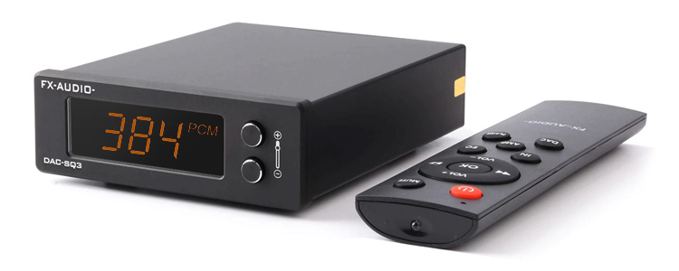 FX-AUDIO DAC-SQ3 USB DAC ES9038Q2M XMOS U208 32bit 384kHz DSD256