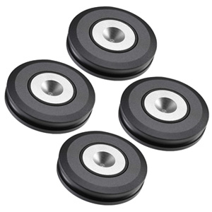 Audio Bastion X-PAD III Contrepointes Aluminium Acier Inoxydable Ø50mm (Set x4)