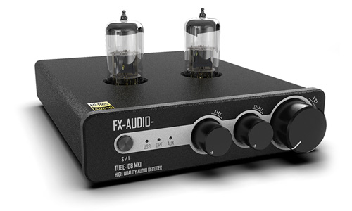 FX-Audio TUBE-06 MKII Préamplificateur à Tubes 2x 6N3 DAC ES9018K2M CM6642 Subwoofer 24bit 192kHz