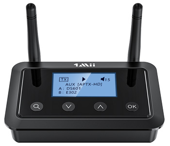 1Mii B03+ Récepteur Émetteur Bluetooth 5.0 aptX HD CSR8675 