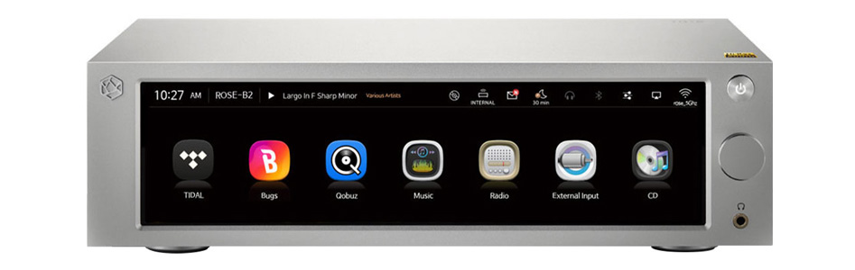 Rose RS250 Lecteur réseau audio DAC ES9038Q2M WiFi AirPlay DLNA Bluetooth 32bit 384kHz DSD512 MQA