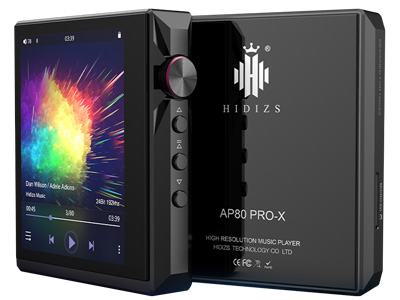 Hidizs AP80 Pro-X Baladeur Numérique DAP Symétrique 2xES9219C Bluetooth 32bit 384kHz DSD256 MQA