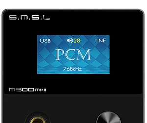 SMSL M500 MKII DAC Amplificateur Casque ES9038Pro XMOS XU216 Bluetooth 5.0 32bit 768kHz DSD512 MQA MQA-CD