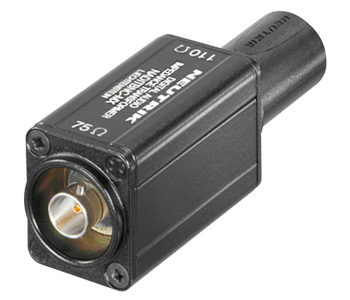 Neutrik NADITBNC-MX Adaptateur BNC 75Ω femelle vers XLR 110Ω mâle