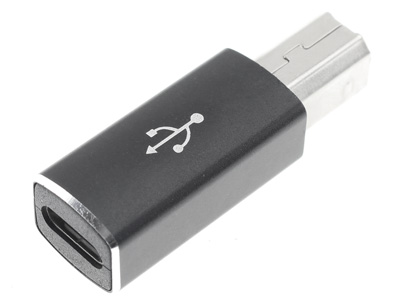 Audiophonics - LINDY Adaptateur USB-C Femelle vers USB-C Mâle Coudé